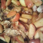 receta de pollo con manzanas