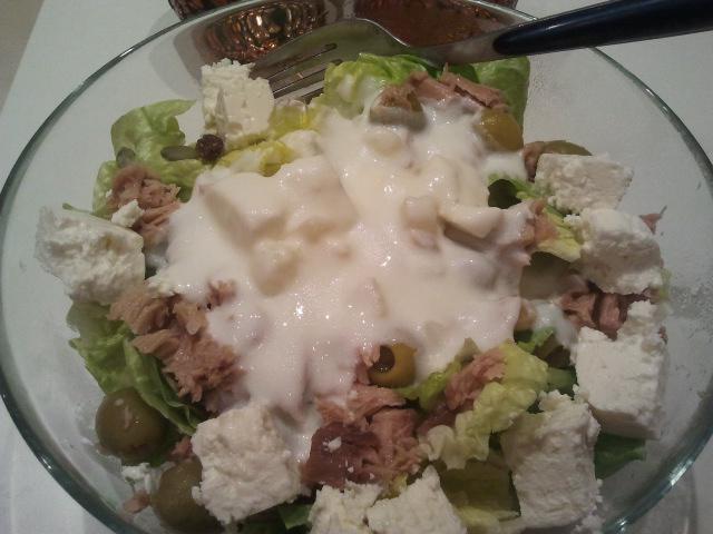 salsa de yogurt para ensalada