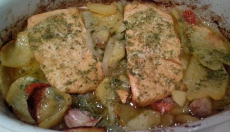 salmon al horno