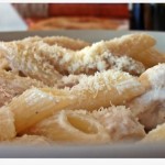 pasta con champiñones