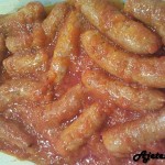 salchichas en salsa