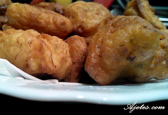 buñuelos de bacalao