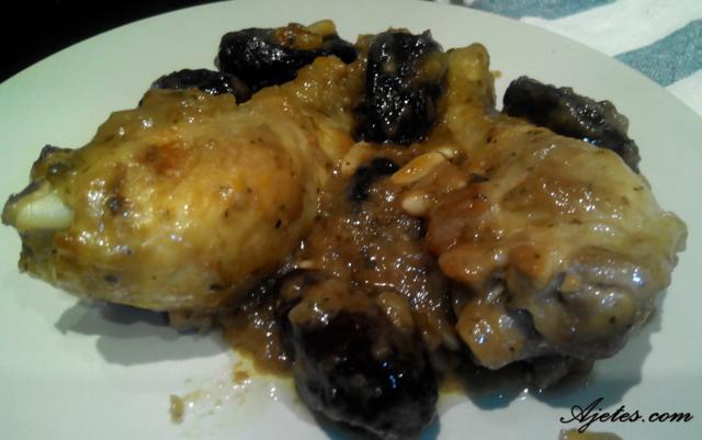 muslos de pollo
