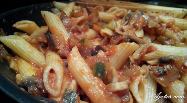 pasta con verduras