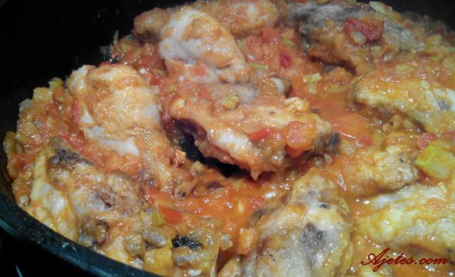 pollo en salsa