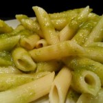 pasta con salsa pesto