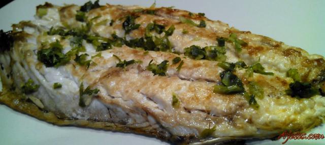 caballa a la plancha