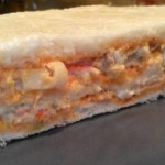 pastel de pan de molde frío