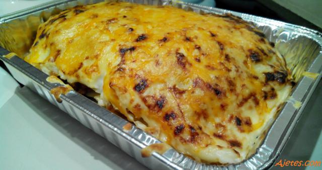 Receta de lasaña de carne y verduras casera