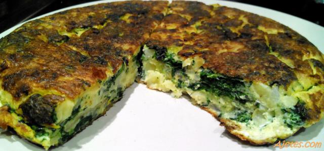 tortilla de espinacas