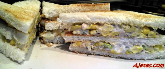 Receta de sandwich vegetal