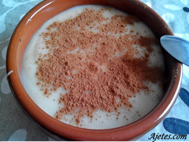 Receta de natillas caseras con canela