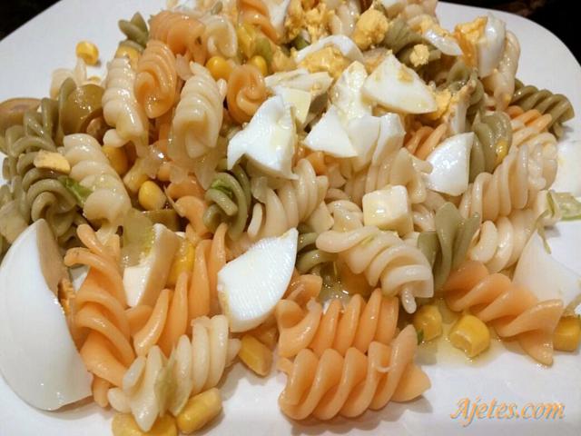 Receta de ensalada de pasta riquísima