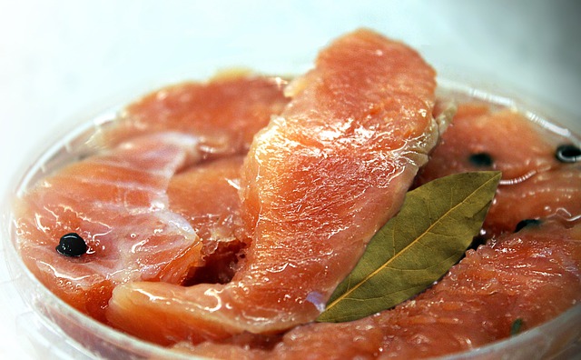 Receta de salmón marinado